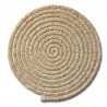 SISAL ROPE CURVE IVORY