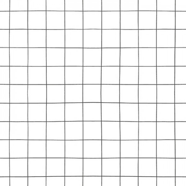 H0615 Handdrawn Grid White