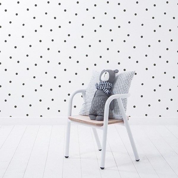 H0609 Playful Dots White