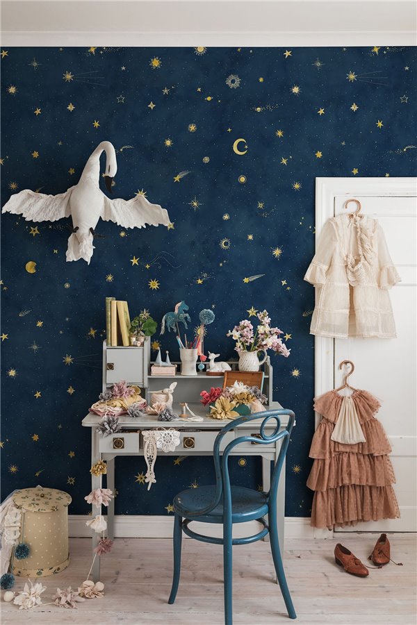 Mural 659-96 Starry Sky Petrol