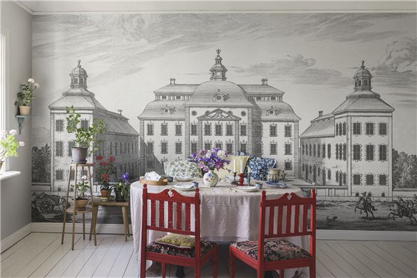 Mural 657-31 Löfstad Slott Graphite