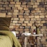 Wood Blocks Wall DOM421