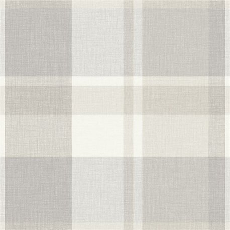 Madaket Light Grey Textured Plaid ECB81118