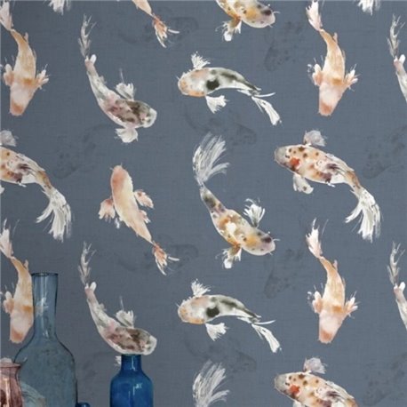 Koi Carp Amber Wallart 1524828605