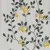 Lemon Grove Standard on Bleached Whit dyed silk