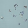 Butterflies Butterflies Full custom on Duck Egg dyed silk