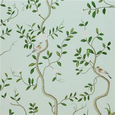 Gustavian Garden Gustavian Garden Spring on custom white dyed paper