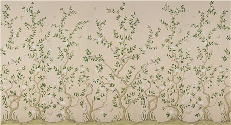 Gustavian Garden Gustavian Garden Spring on Gentleman´s Pink dyed paper