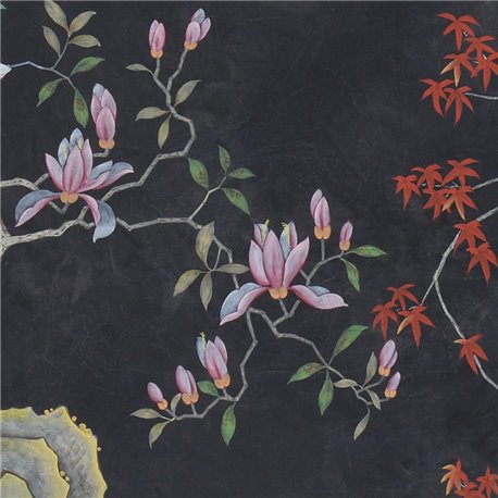 Summer Night Blossom Original on Edo Night painted silk