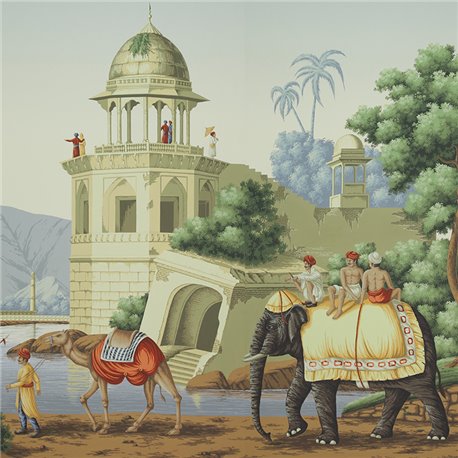 Early Views of India Eden on scenic paper