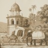 Early Views of India Sepia on scenic paper