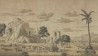 Early Views of India Eau Forte on antique scenic Xuan paper