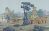 Procession Chinoise Charvet on scenic paper