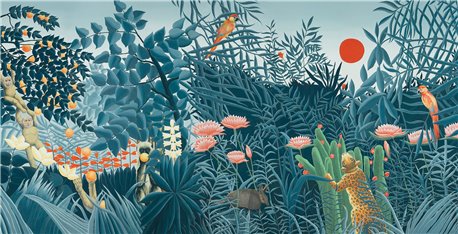 Rousseau Rousseau on scenic paper