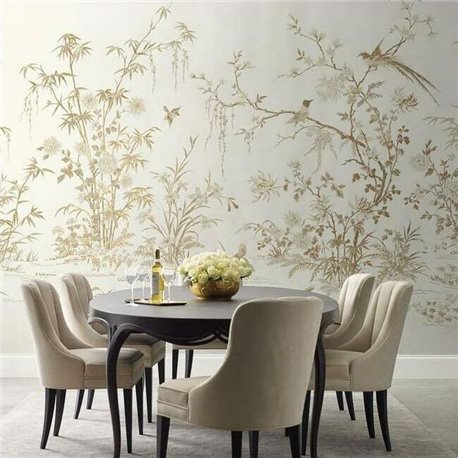 Flowering Vine Chinoiserie Mural kt2262