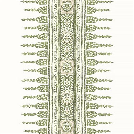 Javanese Stripe Green and White AT15136