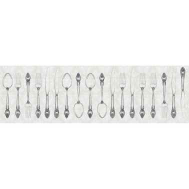 Carta da Parati INKIIRR1402 SILVERWARE - INKIOSTRO BIANCO