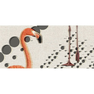 Papel de parede INKSSLI1402 FLAMINGOS - INKIOSTRO BIANCO