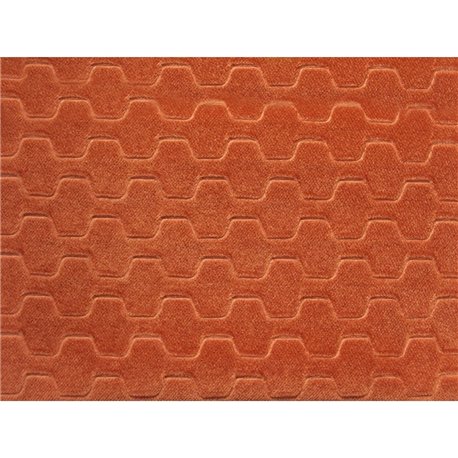 CARVER EMBOSSED VELVET WATER REPELLENT 15 Burnt Orange