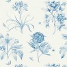 Etchings et Roses Chine Bleu DOSW217052