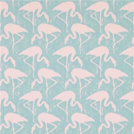 Flamingos Turquoise Pink DVIN214569