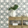 Sawgrass Trellis White Blue TC2634