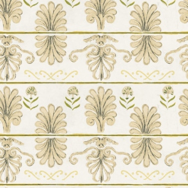 Mykonos Villa Motif Taupe WP30042