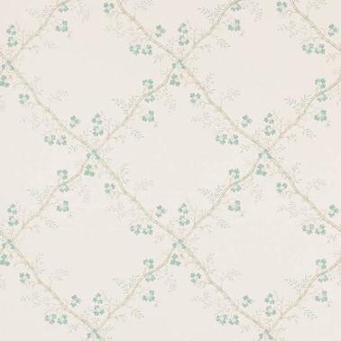 Trefoil Trellis Aqua W7008-03