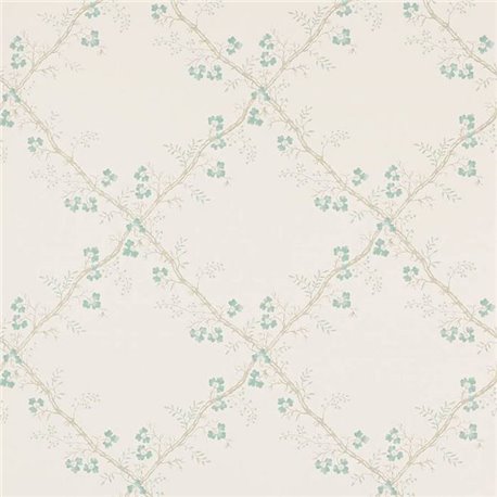 Trefoil Trellis Aqua W7008-03