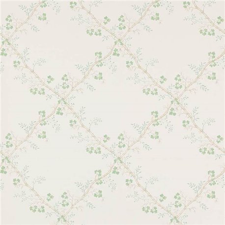 Trefoil Trellis Celadon W7008-01