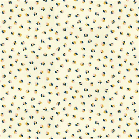 Leopard Dots Wallpaper Pebble Milkshake 112812