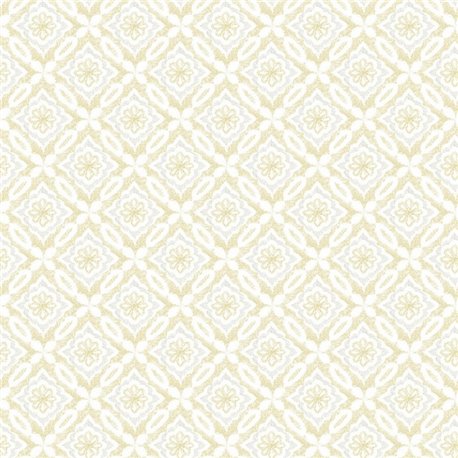 Hugson Yellow Quilted Damask 3122-10703