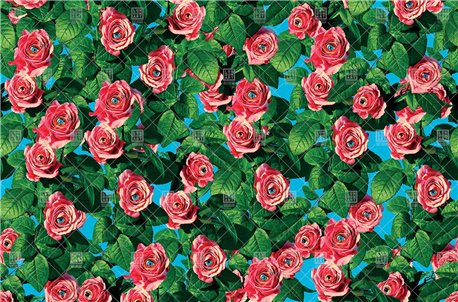 Papel Pintado EYES & ROSES 11TP-01 - LONDON ART