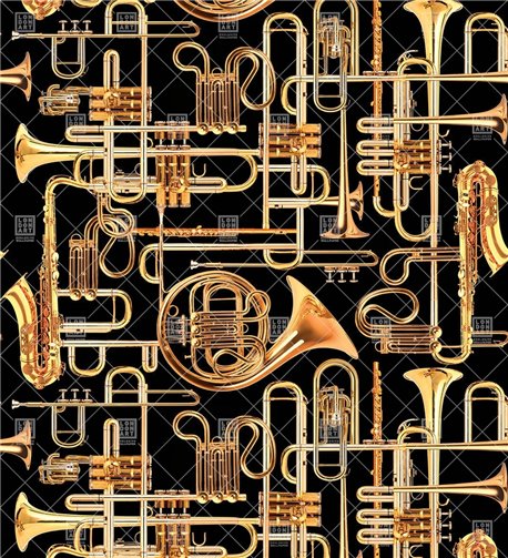 Wallpaper DONALD TRUMPET 13TP-01 - LONDON ART