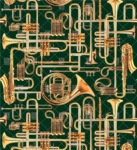 Wallpaper DONALD TRUMPET 13TP-03 - LONDON ART