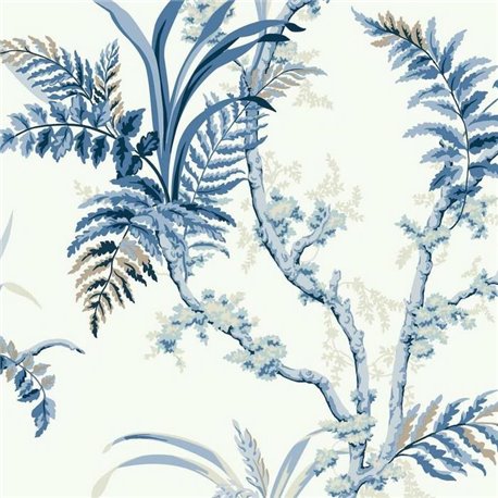 Wild Ferns Indigo A00022