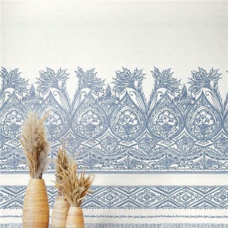 Henna Mural Denim White BO6741