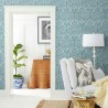 Laurel Damask Blue BO6733