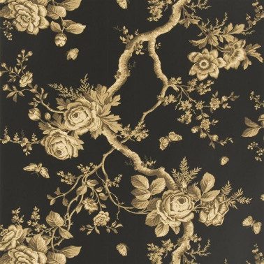 Papel Pintado PRL27-06 ASHFIELD FLORAL - TOBACCO - Ralph Lauren Home