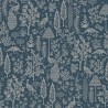 Menagerie Toile Navy and Metallic Silver RP7372