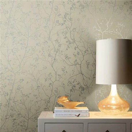 Luminous Branches Taupe Silver DD3815~1