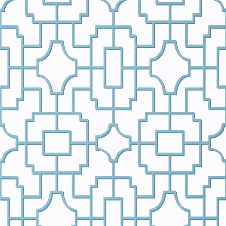 Fretwork Light Blue T20875