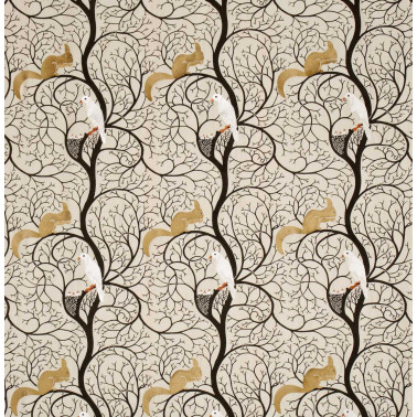 Squirrel and Dove Linen-Ivory DVIPSQ301