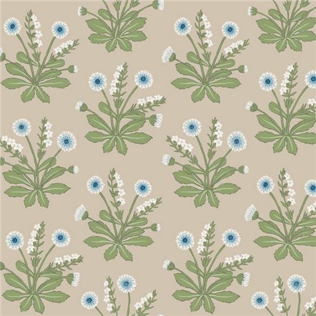 Meadow Flowers Linen Blue AC9154