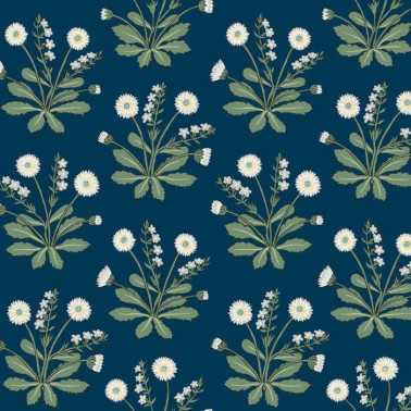 Meadow Flowers Navy White AC9151