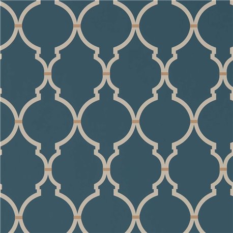 Empire Trellis Indigo Linen DART216338