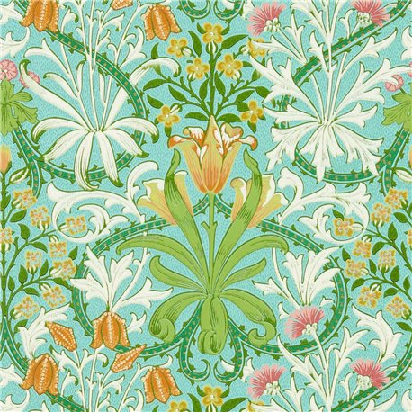 Woodland Weeds Orange Turquoise MCOW217101