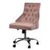 SILLA GIRATORIA VELVET CAPITONE ROSA REF-914034