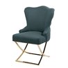 SILLA LINO CAPITONE VERDE BRUNY REF-914023