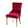 SILLA VELVET CAPITONE ROJO ALBANY REF-914018